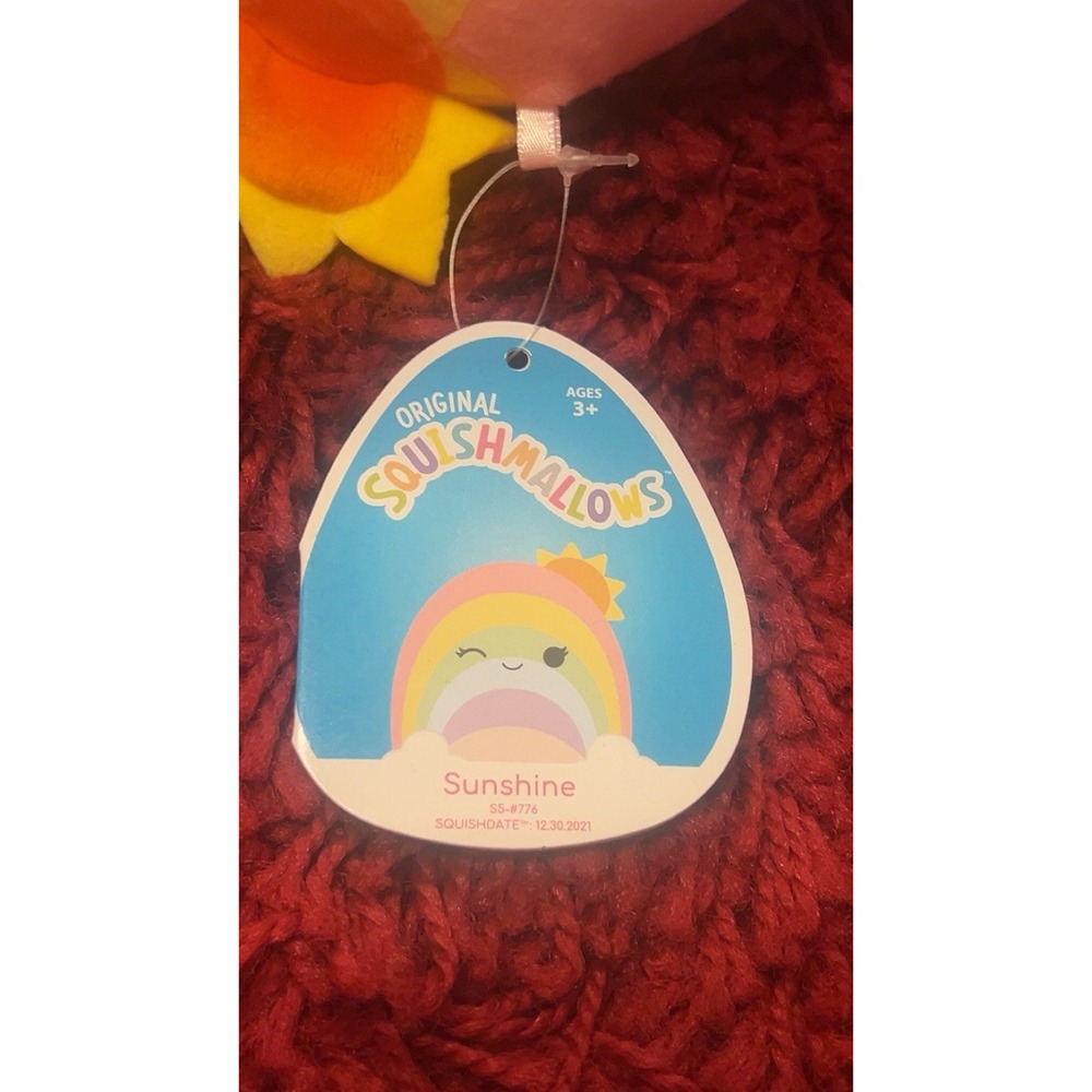 Squishmallows Sunshine the Rainbow 5" NWTOfficial Kellytoy Sunshine - Picture 5 of 7